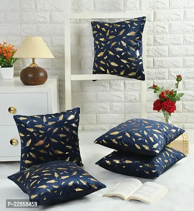 Stylish Fur Printed Cushion Covers 5p-thumb0