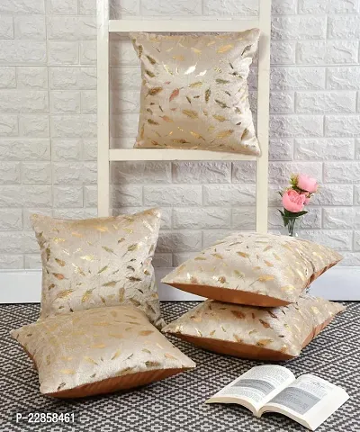 Stylish Fur Printed Cushion Covers 5p