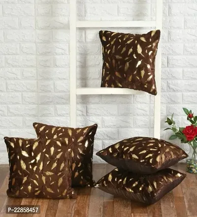 Stylish Fur Printed Cushion Covers 5p