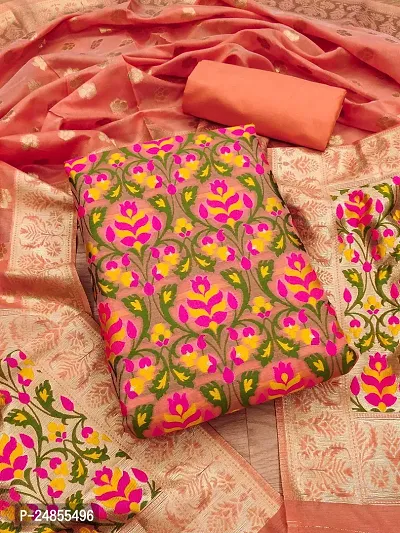 Pink Mill Printed Work Salwar Suit Dress Material