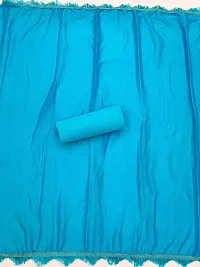 Blue Muslin Silk Digital Printed Unstitched Dress Material-thumb3
