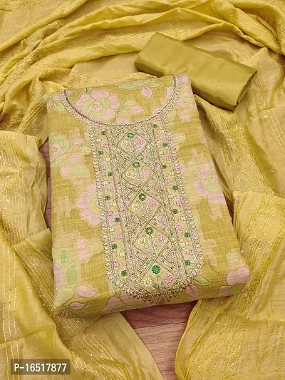 Womens Banarasi Jacquard Salwar Suit Dress Material
