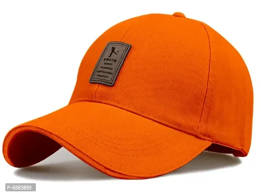 eddiko orange baseball cap