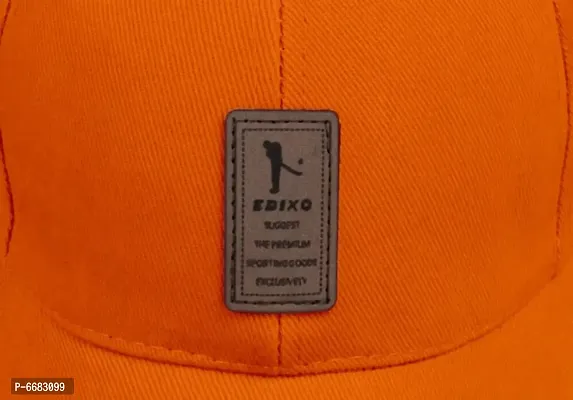 eddiko orange baseball cap-thumb3