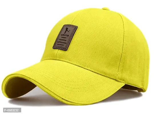 eddiko yellow  baseball cap