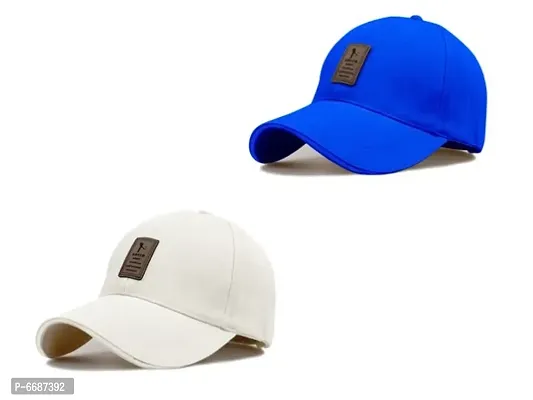combo eddiko light blue and white cap