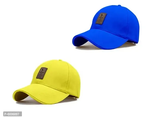 combo eddiko light blue and yellow cap