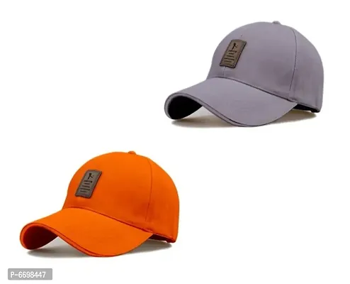 combo eddiko grey and orange cap