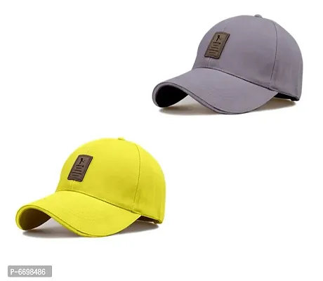 combo eddiko grey and yellow cap