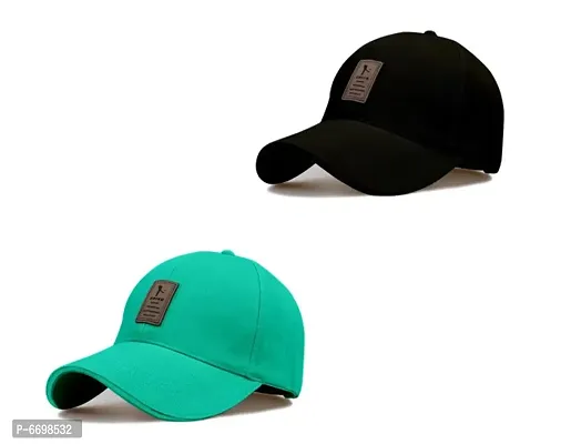 combo eddiko black and light green cap