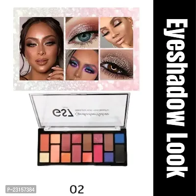 Make your eyes more beautiful 16 shades (02) eyeshadow Palette pack of 1