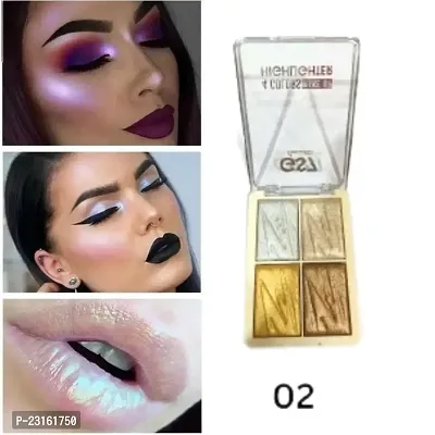 Four Shades (02) Highlighter palette pack of 1
