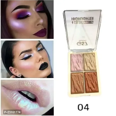 Four Shades (04) Highlighter palette pack of 1