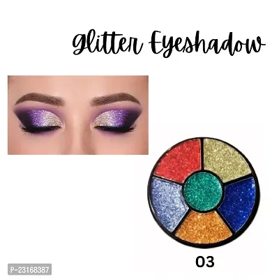 Six Shades  (03) Glitter Eyeshadow pack of 1