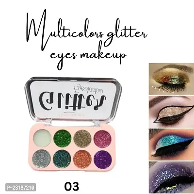 Best eye makeup like  looking  8 Shades (03) Glitter Eyeshadow  Pack of 1-thumb0