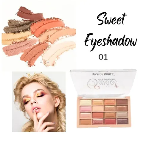 Sweet (01) smooth and long lasting Eyeshadow 4 shade Pack of 1