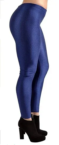 Skinny Fit Nylon Legging for Women-thumb1