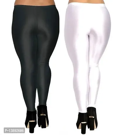 Skinny Fit Nylon Legging for Women combo pack 2-thumb2