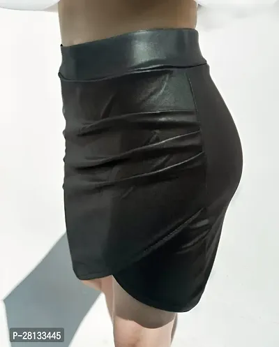 Ethic mini Black Skirt for Women-thumb2