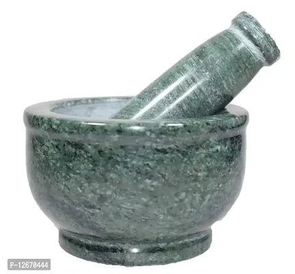 Green Marble Imam Dasta Spice Grinder Marble Masher-thumb0