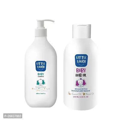 Combo: Baby Shampoo 250Ml  Hair Oil 100Ml Pack Of - Gentle  Nourishing Care For Your Baby Delicate Hair