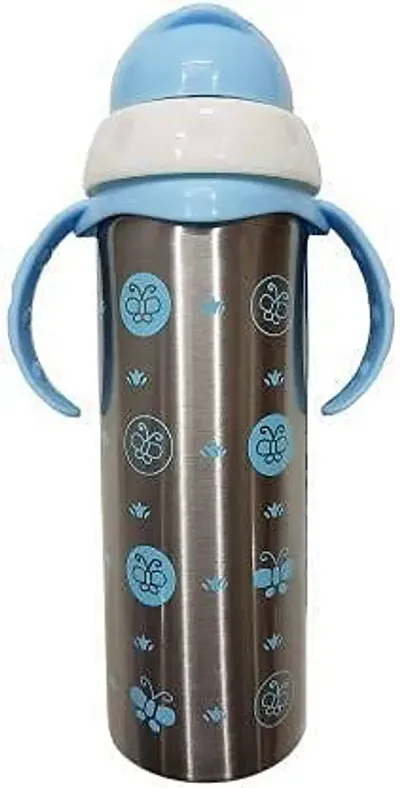 240ml Baby Bottle Thermos Stainless Steel Feeding Bottle 3-in-1