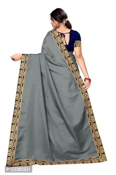 Art Silk Lace Work Saree with Blouse piece