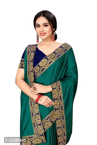 Art Silk Lace Work Saree with Blouse piece