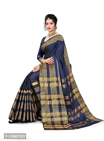 Cotton Silk Woven Design Saree with Blouse piece