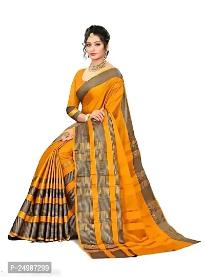 Cotton Silk Woven Design Saree with Blouse piece