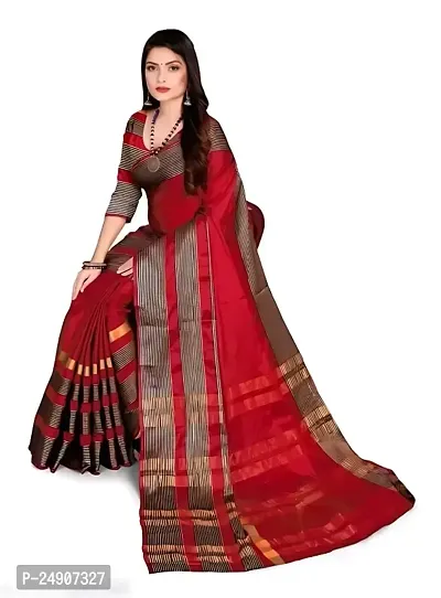 Cotton Silk Woven Design Saree with Blouse piece