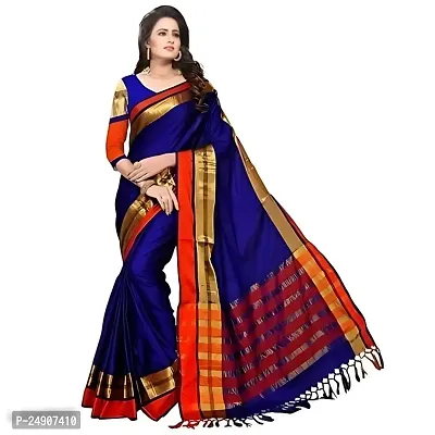 Cotton Silk Woven Design Saree with Blouse piece