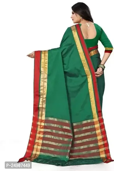 Cotton Silk Woven Design Saree with Blouse piece