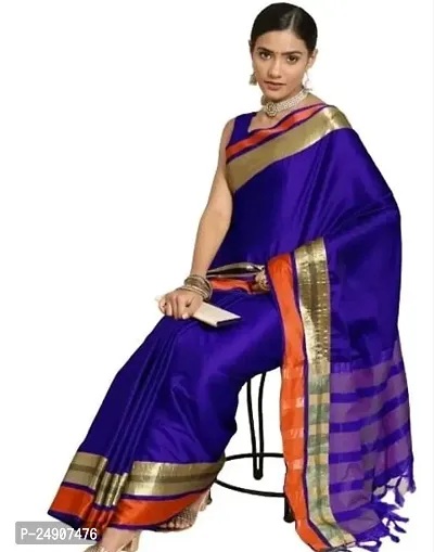 Cotton Silk Woven Design Saree with Blouse piece