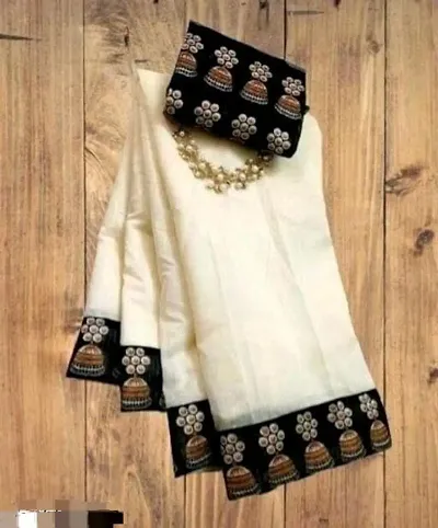 Best Selling Chanderi Cotton Saree with Blouse piece 