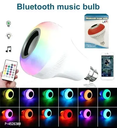 Color Changing Led Bulb With Remote, Inbuilt, Bluetooth Speaker