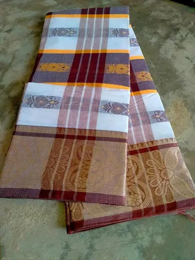 Bengal Cotton Tant Sarees without Blouse piece