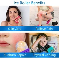 Memoxy Ice Roller For Face, Ice Roller For Face Massager, Face Ice Roller To Enhance Skin Glow, Shrink  Tighten Pores, Puffy Eyes, Acne , Pimple, Facial Ice Roller, Unbreakable/Reusable (Multicolor)-thumb4