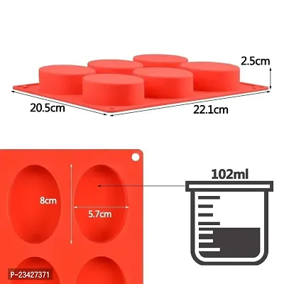 Silicone Oval Mould Pack Of 2 Set-thumb4