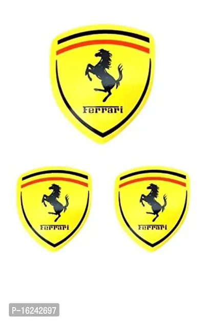 Premium Quality Sticker Set Decal For Scooternbsp;(Yellow)