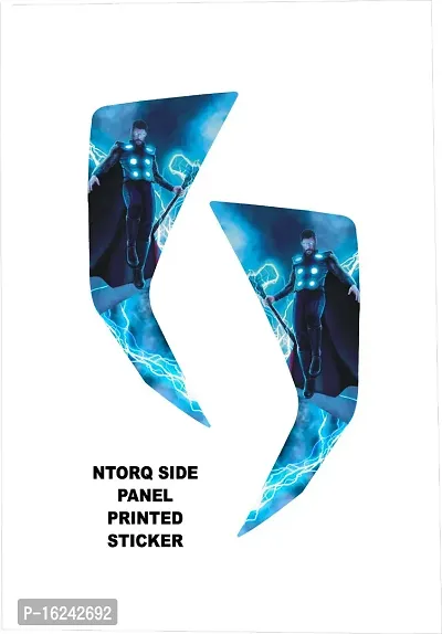 Premium Quality Ntorq Side Panel Printed Sticker For Scooter