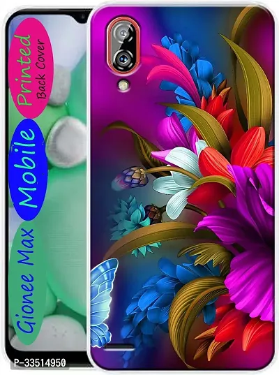 Back Cover for Gionee Max Multicolor Dual Protection Silicon Pack of 1