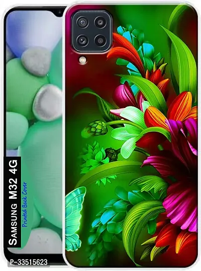 Back Cover for Samsung M32 4G Samsung Galaxy M32 4G Multicolor Dual Protection Silicon Pack of 1