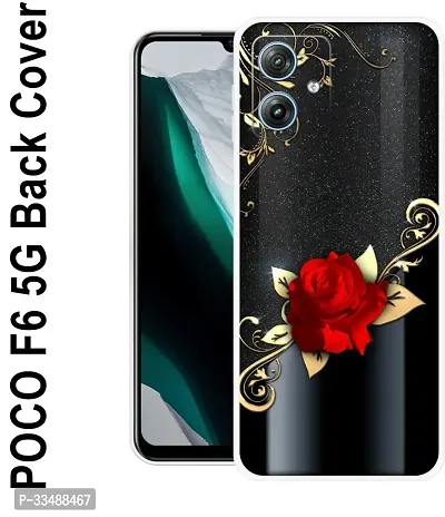 Stylish Silicon Back Case Cover For Poco F6 5G