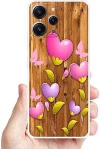 Stylish Silicon Printed Back Case Cover for Redmi Mi 12-thumb3