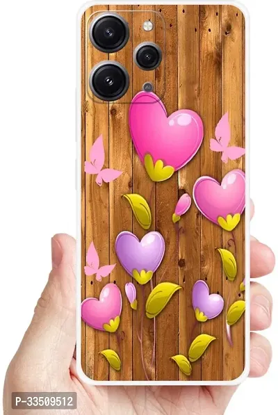 Stylish Silicon Printed Back Case Cover for Redmi Mi 12-thumb4