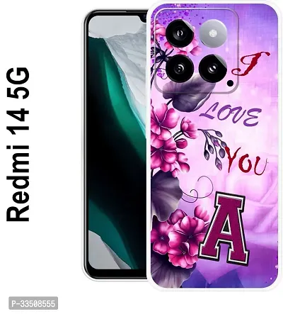 Stylish Silicon Printed Back Case Cover for Redmi 14 5G-thumb0