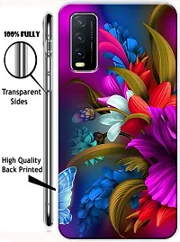 Back Cover for Vivo Y20i Vivo Y20 Vivo Y20G Multicolor Dual Protection Silicon Pack of 1-thumb1