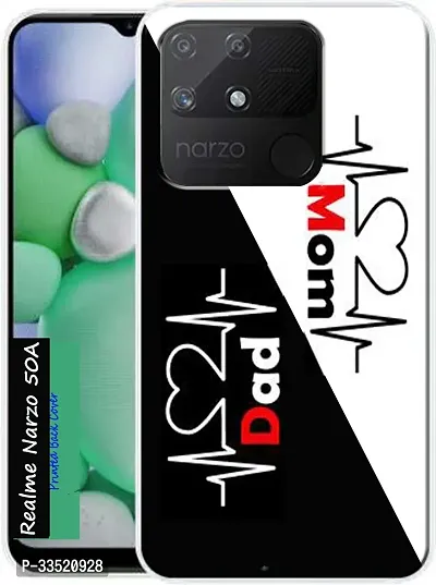 Back Cover for Realme Narzo 50A Multicolor Dual Protection Silicon Pack of 1-thumb0