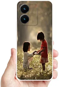 Stylish Silicon Printed Back Case Cover for Vivo Y22-thumb3